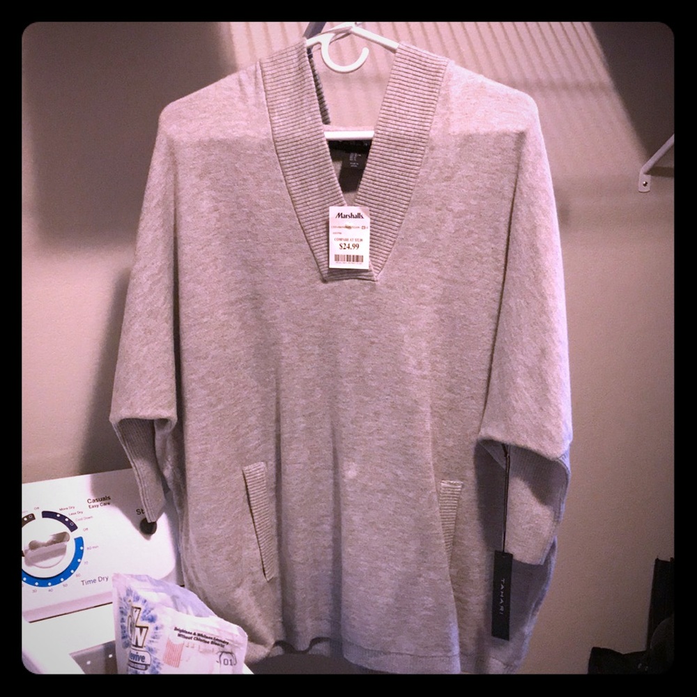 Pull over sweater with a hood....